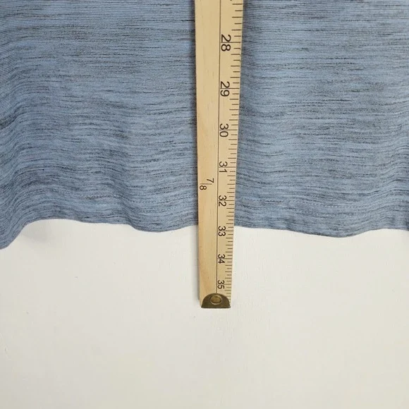 Travis Mathew Polo Shirt Men XXL Blue/Black Heather Performance The Retreat Golf - Picture 11 of 13